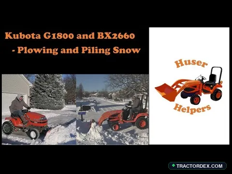 Kubota lawn tractors G1800