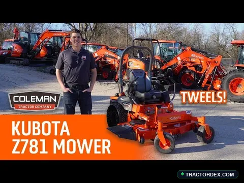 Kubota lawn tractors Z781