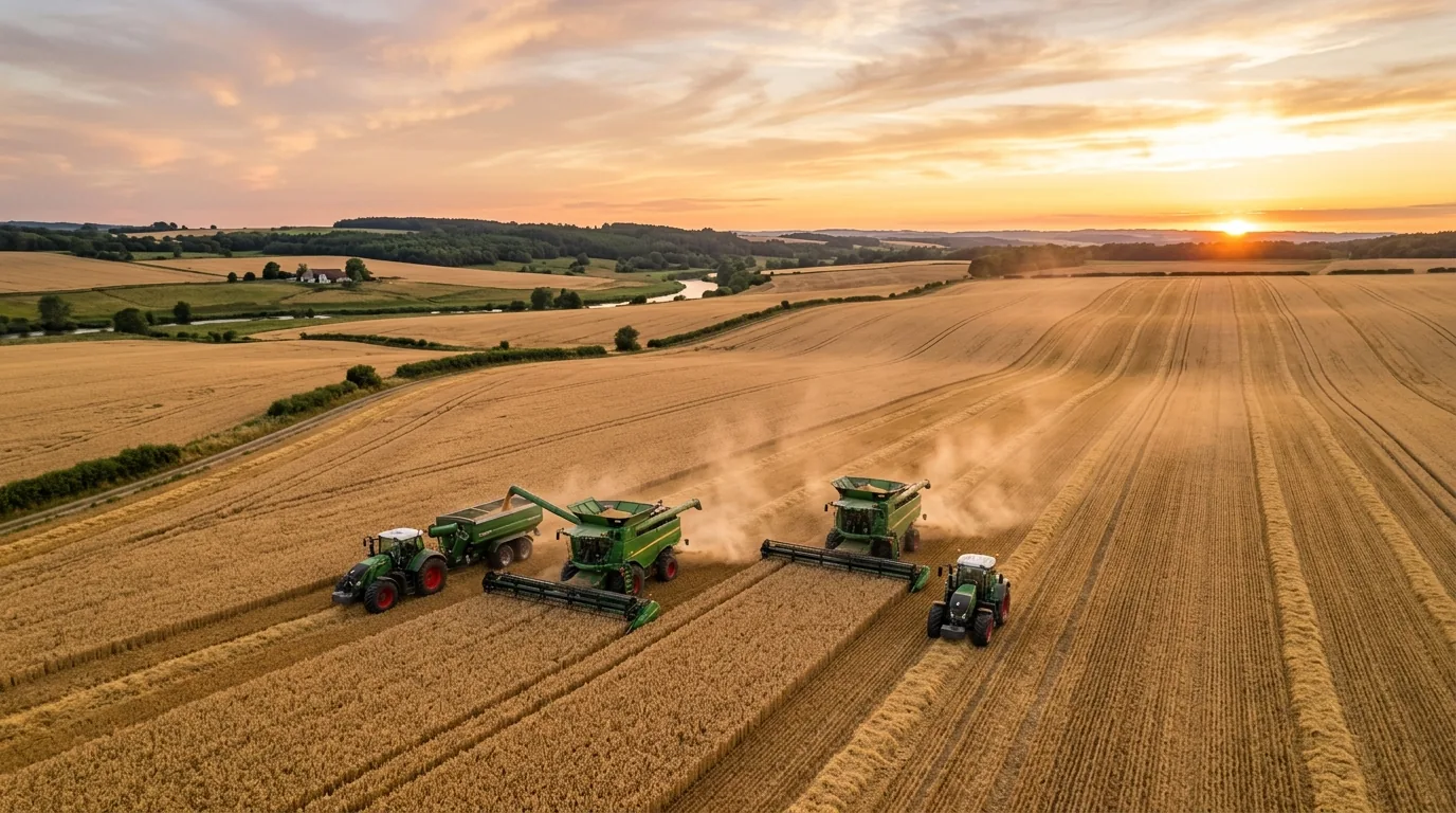 John Deere agricultural machinery